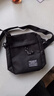 男士单肩包多层小背包轻便通勤休闲户外男斜挎包 黑色 实拍图