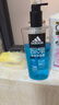 阿迪达斯 （adidas）男士沐浴露洗发水洗面奶三效合一 游泳去氯保湿 冰点热情套装1.2L 实拍图