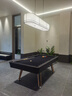 皓玉佳台球桌标准型大理石成人家用多功能黑八桌球台乒乓球桌餐桌二合一 9尺 艺术石板+自动回球三合一 实拍图
