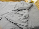 京东京造悦柔三件套 120g加厚磨毛 A类床单被套单人宿舍学生0.9/1.2m床科技灰 实拍图