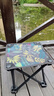 爆品椅子板凳小椅子户外钓椅马扎钓鱼便捷多功能超轻四角凳子马扎 户外小马扎-枫叶蓝色(活动) 实拍图