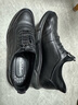 老人头（LAORENTOU）休闲鞋男鞋耐滑运动板鞋男士透气韩版户外皮鞋 A20111 黑色 42 实拍图