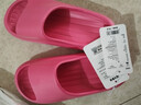 朴西新款EVA踩屎感厚底拖鞋女士居家室内情侣拖鞋男 树莓红 37-38 实拍图