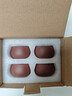 京东京造宜兴紫砂品茗杯【原矿紫泥】煮泡茶具茶杯60ml 4只装 实拍图