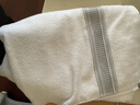 洁丽雅（Grace）柔软吸水速干抗菌防螨纯棉浴巾男女士条纹洗澡巾 实拍图