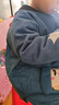 儿童秋冬季新款加绒加厚棒球服外套男女童时尚百搭上衣宝宝洋气装 咖色 120码（建议身高105-115cm) 实拍图