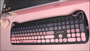 联想生态品牌异能者无线键鼠套装 轻音键盘鼠标长续航台式/小新适用 可爱女生礼物键盘鼠标黑莓粉KN520 实拍图