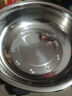 不锈钢盆加厚大盆洗脸盆洗菜盆家用大号盆洗澡洗衣加厚盆洗菜盆 加厚不锈钢大盆 40CM【1个装】 实拍图