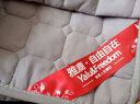 雅鹿·自由自在 A类床垫褥子可折叠双人床垫1.8x2米加厚铺底垫被 180x200cm 灰色 实拍图