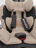 Heekin德国 儿童安全座椅汽车用0-4-12岁婴儿宝宝360度旋转ISOFIX硬接口 尊享灰(遮阳棚+上拉带+侧保护) 实拍图