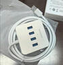 绿联USB3.0扩展器高速4口分线器 扩展坞HUB集线器 笔记本电脑一拖四多接口转换器延长线1.5米30221 实拍图