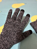 南极人毛线手套男女冬季保暖骑行手套滑雪手套触屏加厚全指半指防风手套 实拍图