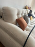 卡尔适奶油风布艺沙发客厅2025新款小户型防猫抓布雪尼尔直排沙发太空云 【云端舒适坐感】2.8米多人位 【防螨亲肤母婴级】雪尼尔 实拍图