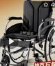鱼跃(yuwell)手动轮椅车H065C老人医用折叠轮椅铝合金加强承重加座宽 实拍图