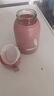 【京东物流送货上门】萌萌兔卡通水杯女牛奶玻璃杯创意便携杯子 粉色萌萌兔 330ml 1只 实拍图