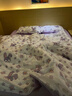 初医生一次性四件套住院床品秋冬加厚棉感双人床单被罩枕套酒店旅行 1套 实拍图