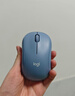 罗技（Logitech）M221 轻音鼠标 无线鼠标 办公鼠标 对称鼠标 带无线微型接收器 雾霭蓝 实拍图