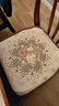 罗兰家纺 餐椅垫坐垫椅子凳子垫子可拆洗绑带椅垫 餐桌椅加厚实木餐椅座垫 春花秋月咖色 48*47cm加大号 实拍图
