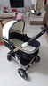 纽贝耳newber婴儿车 婴儿推车 婴儿车0-3岁用折叠可坐可躺带减震 可换向 黑白  遮阳防蚊罩+护脊睡板 实拍图