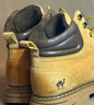 骆驼（CAMEL）休闲增高厚底户外工装男士大黄靴 G13W076024 沙漠黄/咖啡 42  实拍图