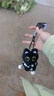 黑猫玩偶毛绒公仔挂件ins可爱猫咪包包挂饰情侣礼物送女朋友礼物 黑白围巾+黑猫【升级双扣挂绳】 会吱吱叫【10厘米左右】 实拍图