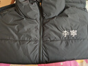 李宁火锅羽绒服男女同款保暖宽松立领鸭绒短款防风面包服外套上衣 黑色 XL 实拍图