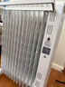美的（Midea）【白玉】取暖器/电暖器/电暖气家用/烤火炉/13片节能速热/电热油汀/油酊/加热器/烘衣加湿HYX22N 实拍图