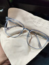 蔡司（ZEISS）镜片近视眼镜框男半框防蓝光辐射可配带散光度数眼睛女钛合金镜架 升级钛材 冰川灰银 配colorein镜片1.56防蓝光 0-600 实拍图
