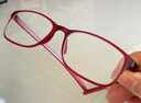 夕阳红老花镜女防蓝光大框优雅女士轻便舒适老人高清老花镜E9004R 200度 实拍图
