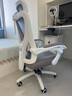 卡弗特人体工学椅电脑椅家用久坐舒适电竞椅宿舍椅子办公人体力学座椅 白框灰-腰托可调/可躺/无搁脚 联动扶手 实拍图