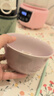 马卡龙色系陶瓷碗奶油色高颜值家用釉下彩餐具ins新款饭碗甜品碗 1个装【4.5英寸碗】淡雅紫 实拍图