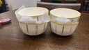【摩登主妇同款】釉下彩米饭碗特别好看的餐具小碗家用陶瓷吃饭碗 4.5英寸菱格碗【2个装】 实拍图
