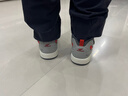 江博士秋冬男女童拼色保暖学步鞋 户外休闲魔术贴儿童运动鞋 灰/红 33 脚长约20.2-20.8 实拍图