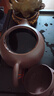 古往今来 宜兴原矿纯全紫砂壶名家手工泡茶壶家用功夫茶具套装 球孔西施壶 [升级卡盖]320ml·蜂巢出水 实拍图