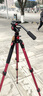 轻装时代MT-339三脚架相机微单反佳能尼康手机中轴横置杆横臂俯拍专业摄影视频直播支架户外轻便携三角架 红色【三维手柄云台丨摄像视频】 1.8米高横拍杆横臂支架 绘画开箱美食书法垂直拍摄 实拍图