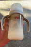 贝亲（Pigeon）自然离乳 PPSU重力球吸管双把手奶瓶 240mL  6月+ AA252 实拍图