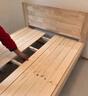 意米之恋橡胶木床实木床 主卧双人床 卧室家具 品质大板【包安装】1.8m*2m 实拍图