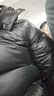波司登（BOSIDENG）90绒鹅绒泡芙羽绒服宽松短款男女同款加厚商场同款百搭外套 幻夜黑-自然光-于适同款色-高品质 2XL 180/100A充绒量214g 体重约140-155斤 实拍图