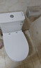 九牧（JOMOO）马桶 家用虹吸式马桶大冲力节水坐便器 防臭瞬冲 易洁抗菌马桶 行业爆款-双旋暴风冲11370-305坑 实拍图