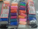 超轻粘土儿童手工diy橡皮泥水晶彩泥玩具套装泥巴玩具解压袋装 库洛米粘土24色 活动 实拍图
