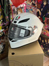 AGV K1S头盔K1摩托车机车全盔四季通用全覆式跑盔男女广角通风透气3C K1S-WHITE L（适合57-58头围） 实拍图