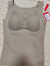 猫人女士保暖背心女带胸垫蚕丝内衣罗纹蕾丝秋冬吊带免穿文胸灰色M 实拍图