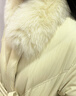 谜秀小暖炉黄色收腰羽绒服女2026秋冬可拆卸狐狸毛领轻便保暖中长外套 黄色 L 实拍图