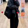 优衣库女装无缝羽绒短茄克/老爸评测外套夹克25秋冬478578 09 黑色 L /160/88A 实拍图