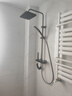 浪鲸恒温淋浴花洒套装钢琴花洒全套增压自洁沐浴器精铜浴室淋雨器 基础款【枪灰冷热】增压雨淋 实拍图