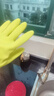 克林莱天然橡胶手套S小号长款越南进口防滑专利清洁家务洗碗厨房食品用 实拍图