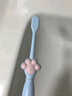 舒客宝贝（sakykids）儿童牙刷熊熊刷高密植毛小刷头软毛牙刷适合2-12岁蓝色4支装 实拍图