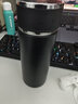 富光 保温杯高档男女316不锈钢学生便携泡茶大容量水杯年货礼品定制 黑色450ml【316内胆】 实拍图