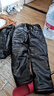 励阳男士皮衣皮裤套装加绒厚外套外卖骑手代驾防风保暖抗寒工装皮棉衣 护肩护肚皮衣皮裤套装 3XL 【140-150斤】 实拍图