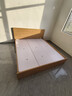 全友家居 北欧原木风板式床1.8米x2米主卧室简约现代家用木板双人床 实拍图